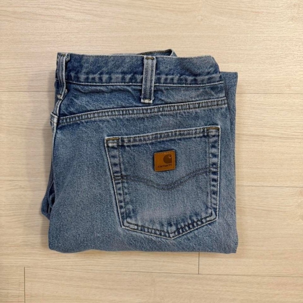 Carhartt Vintage Light Wash Relaxed Fit Jeans Men's Size 38x32